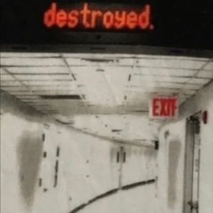 Moby - “Destroyed” NWT graphic tee xl, album art